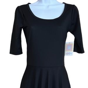 LulaRoe Black Short Sleeve Dress - NWT